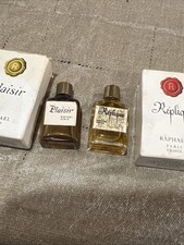 VTG RAPHAEL travel Size Replique Full Plaisir Empty W Boxes RARE LOT picture