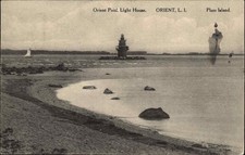 ORIENT LONG ISLAND NEW YORK NY Plum Island Orient Point LIGHTHOUSE PC picture