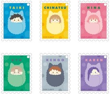 Ao no Hako Acrylic Keychain Set of 6 Stamp Style picture