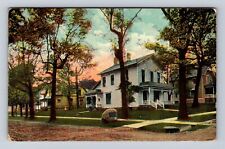 Jackson MI-Michigan, Mem Plaque Founding Natl Republican Party Vintage Postcard picture