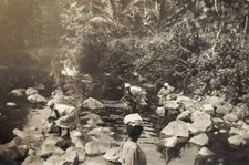 Washing day - Tobago Trinidad and Tobago 1912 Old Photo picture