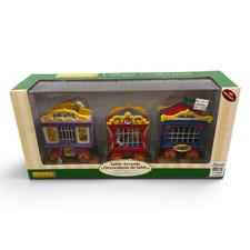 VTG 2006 Lemax Village Collection Table Accents Animal Cages Set of 3 NEW NIB picture