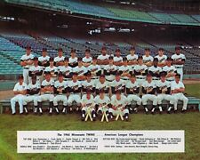 MLB 1965 American League Champs Minnesota Twins Color Team Picture 8 X 10 Photo picture