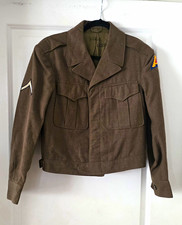 WWII US Army Original M- 1944 Eisenhower Ike Jacket w/ Patches. picture