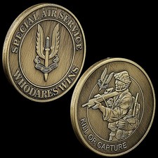 British Special Air Service Challenge Coin Military Collectable 1-pc 3D picture