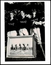 Vintage 1980s Press Photo Knots Landing Bill Devane Doug Sheehan Piaget Polo picture