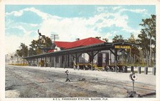 FL - 1910’s ACL Atlantic Coast Railroad Depot at DeLand, FLA - Volusia County picture