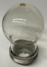 Vintage Crouse-Hinds VDB3 Explosion Proof Glass Globe Killark VFC-200 Guard Ring picture