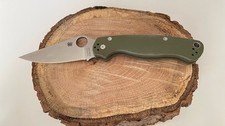 Spyderco Golden.Colorado USA Earth CPM S30V Plain Blade Folding Pocket Knife picture