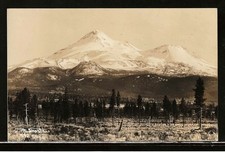 PATTERSON RPPC - MT SHASTA - POSTED  1930 DUNSMUIR CA TO PASCO WA picture