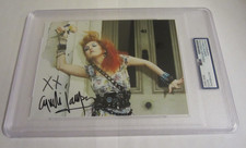 Cyndi Lauper signed autographed 5x7 photo PSA authentic Girls just Wanna HaveFun picture