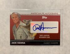 2011 Topps American Pie JACK HANNA Autograph #APA-21 picture