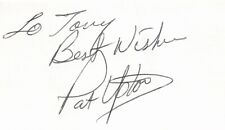 Pat Upton Signed Autographed 2x3.5 Business Card picture