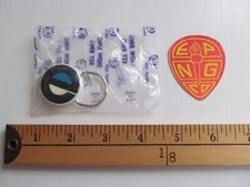 ( 2 RARE EL PASO NATURAL GAS COMPANY KEYCHAIN KEY RING STICKER DECAL ) picture