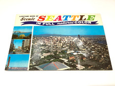 VINTAGE PICTURE BOOK OF SCENIC SEATTLE IN FULL NATURAL COLOR BOOKLET 1970's picture