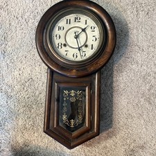 Antique “Victory” wall clock. High grade made I. Japan picture