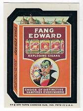 1975 Topps Wacky Packages 15th Series 15 FANG EDWARD EXPLODING CIGARS nm picture