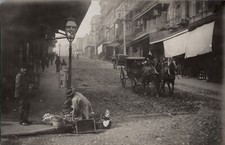 Very Early San Francisco Photo Dupont Street (Grant) Cobblestone, Chinatown 1880 picture