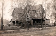 1907 Osceola Mills PA Uncle Alfreds' House RPPC Photo Postcard COPY picture