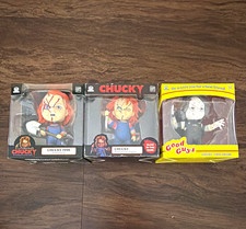 Culturefly Chucky Vinyl Figure & Bobblehead Lot of 3 Good Guys Glow in Dark New picture