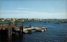 The Harbor Wells Maine vintage postcard b363 picture