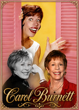 Celebrity collectable trading cards for autographs etc. Carol Burnett picture