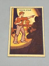 I'm Going To Be A Movie Star Schutter Johnson Candy Corp #11 R72 Vintage 1935 picture