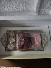 NIB Lenox Classic Porcelain Vanity Tray Gift Set Potpourri Tea Lights Pierced picture