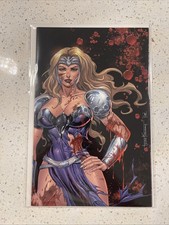 THE BOYS #1 Tyler Kirkham Battle Damage Virgin LTD To 200 Queen Maeve NM picture
