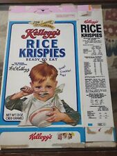 Cereal Box 1981 KELLOGG'S Rice Krispies 75th Anniversary ~Empty Box picture