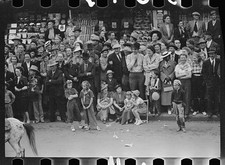 Photo:Billings Montana 1940s Go Western Parade Spectators Crowds Hats picture