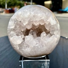 2LB Natural Agate Opening Smile Quartz Cluster Crystal Specimen Healing picture