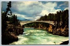 Postcard Chittenden Bridge A 120-Foot Melan Arch Spanning The Yellowstone River picture