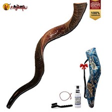 PROSHOFAR Shofar Set, Natural Kudu Horn Shofar - B07ZJLH887 picture