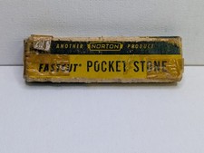 Vintage Norton KP13 Fastcut Pocket SharpeningStone Behr-Manning Unused With Box picture