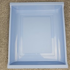 Vtg Rubbermaid Kitchen Sink Dish Drying Rack Drainer Tray Blue 215 G 2 picture