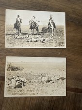 1915 Norias Ranch Raid Texas Rangers Dead Bandits 2 RPPC Postcards picture