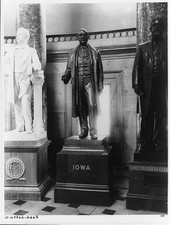 Photo:S.J. Kirkwood Iowa Statue 1900s Marble Hall Interior picture