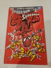 Spider-Man Superman #1 Reb Blank Variant Spider-Man Original Art Sketch Eskivo picture