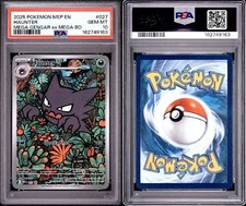 2025 Pokemon MEP EN Haunter 027 Mega Gengar ex Mega Black Star Promo PSA 10 picture