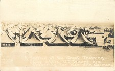 United States WWI RPPC Postcard Training Camp 1228B Tent City picture