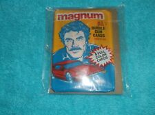 1983 Donurss Magnum P.I. Cards, 1 Unopened Sealed Wax PACK From Wax Box, 8 Cards picture