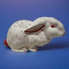Vintage Tiffany & Co Made in Austria Handpainted Bunny Rabbit Bank picture