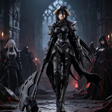 24Cm OVERLORD King of the Undead Albedo Armor Design Model Figure Collection picture