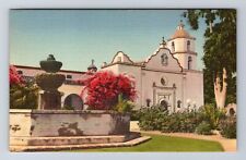 Oceanside CA-California, Famed Mission San Luis Rey, Vintage Postcard picture