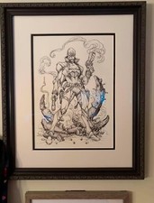 RED HOOD ORIGINAL SIGNED INKED Drawing By DC Comics Artist PAOLO PANTALENA 11x17 picture