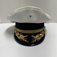 Vintage Official USAF Officer Dress Cap Size 7 1/4 picture