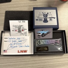 NEW Sealed Lynch NW V.10 Bigger Chonk Titanium Peacock Laser & Anodized Pry Bar picture