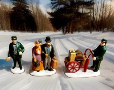 Dept 56 Heritage Village Holiday Travelers Set of 3 5571-9 Original Box Mint picture