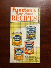Funsten's Tasty-Tested Recipes R E Funsten Co Walnuts Pecans Vintage Brochure picture